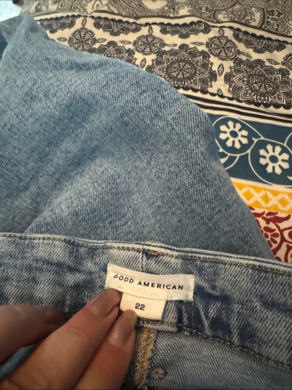 Good American Light Blue Denim Jeans - Picture 3 of 3